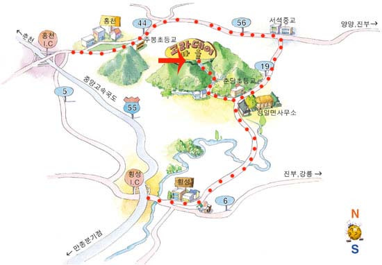 발교산산장 이미지